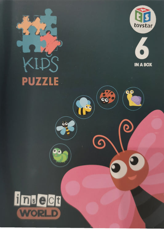 Kids Puzzle insects World 6 in a Box