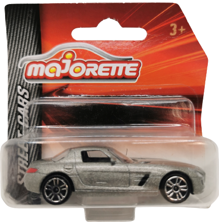 Majorette Mercedes SLS Silver Street Cars