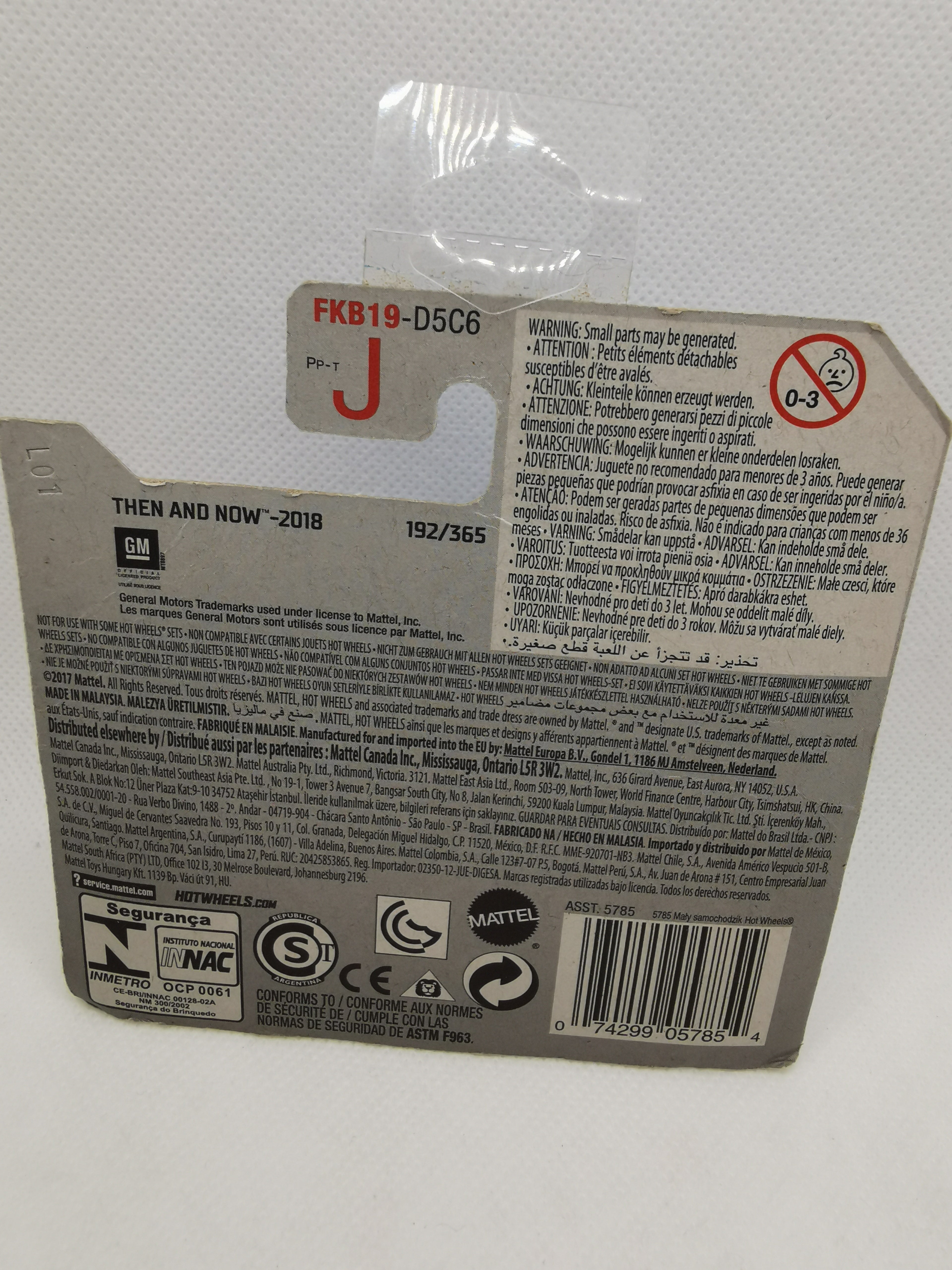 Hot Wheels ´55 Corvette FKB19 2018 Then and Now