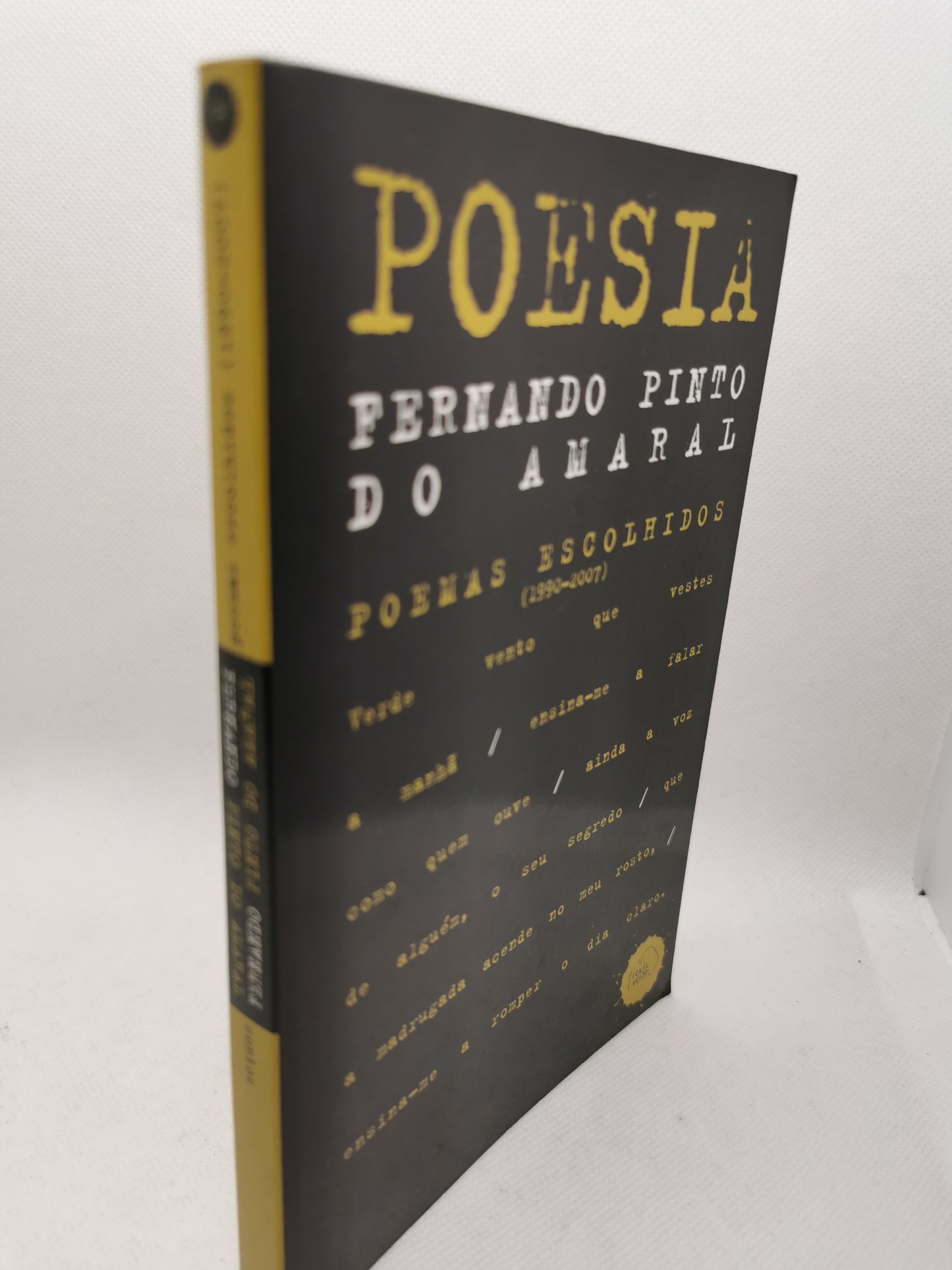 Livro Contos / Poemas Escolhidos Fernando Pinto do Amaral - USADO