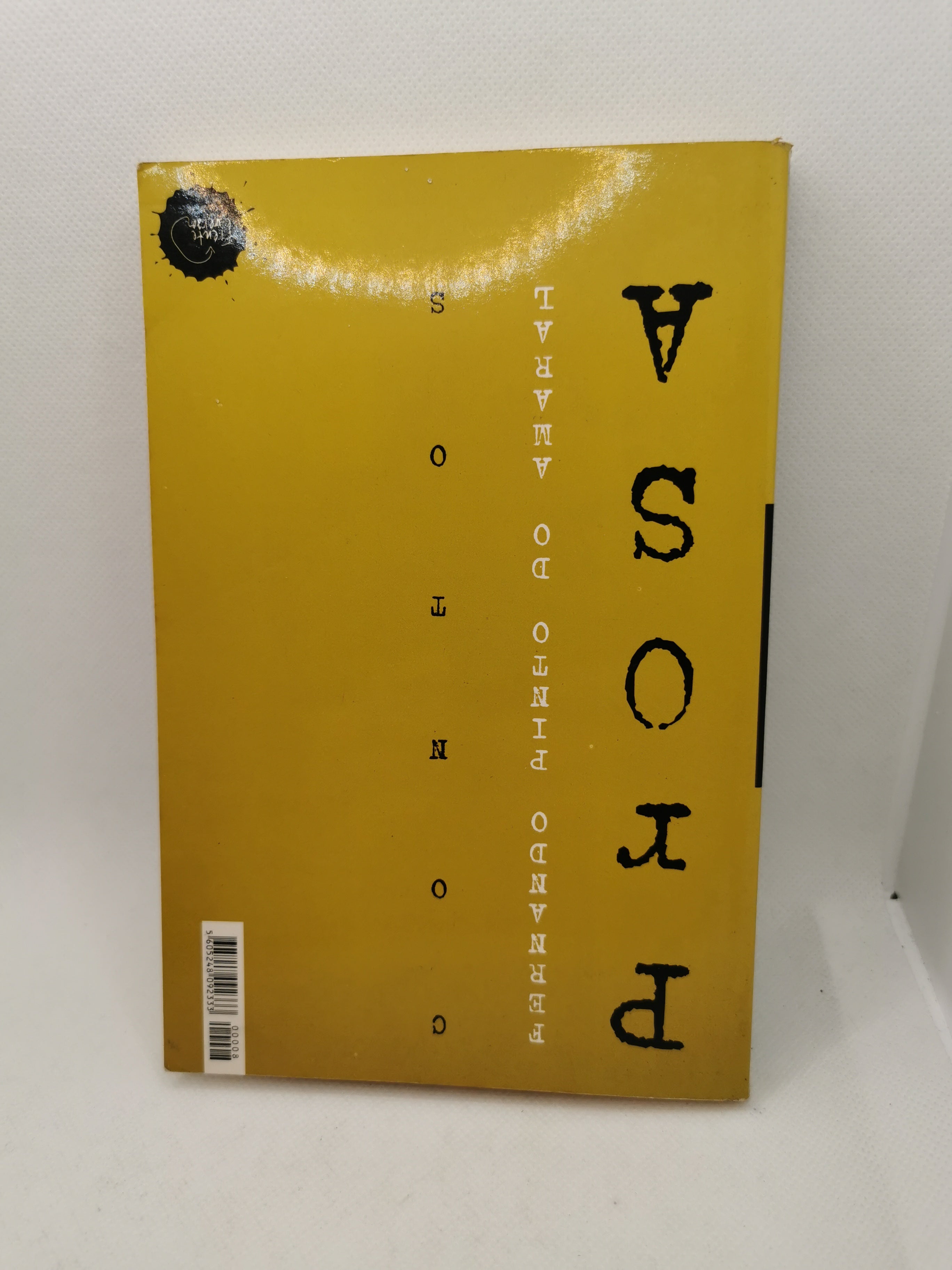 Livro Contos / Poemas Escolhidos Fernando Pinto do Amaral - USADO