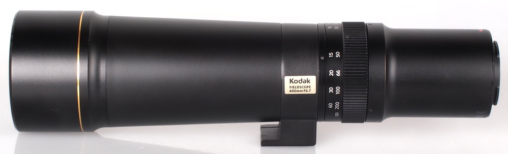 Lente Kodak Fieldscope Lens 400mm F6.7 Micro 3/4 + Saco de transporte - USADO Grade A