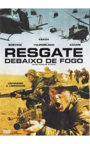 DVD Resgate Debaixo de Fogo - NOVO