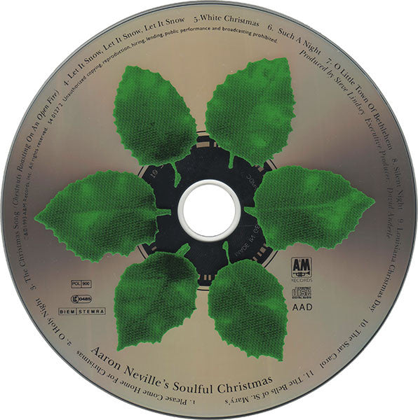 CD Aaron Neville ‎– Aaron Neville's Soulful Christmas - USADO