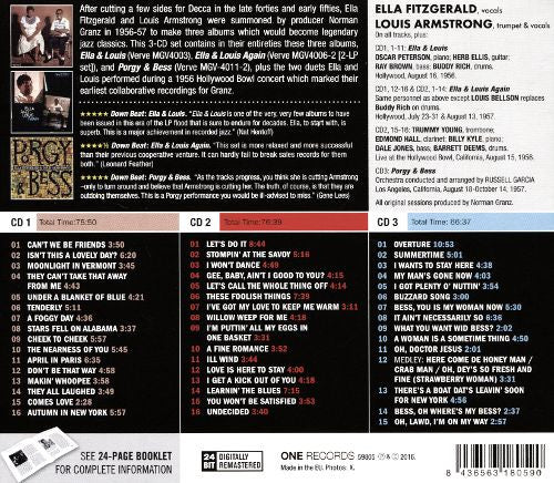 CD Ella Fitzgerald & Louis Armstrong – Ella&Louis The Complete Norman Granz Sessions 3 CDS - USADO