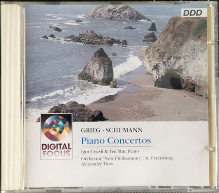 CD Edvard Grieg, Robert Schumann, Igor Uryash, Alexander Titov ‎– The Great Piano Concertos - Grieg, Schumann - USADO