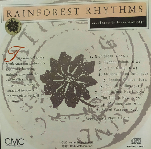 CD Second Sight – Rainforest Rhythms - USADO