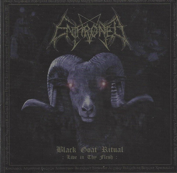 CD Enthroned – Black Goat Ritual Live In Thy Flesh - USADO