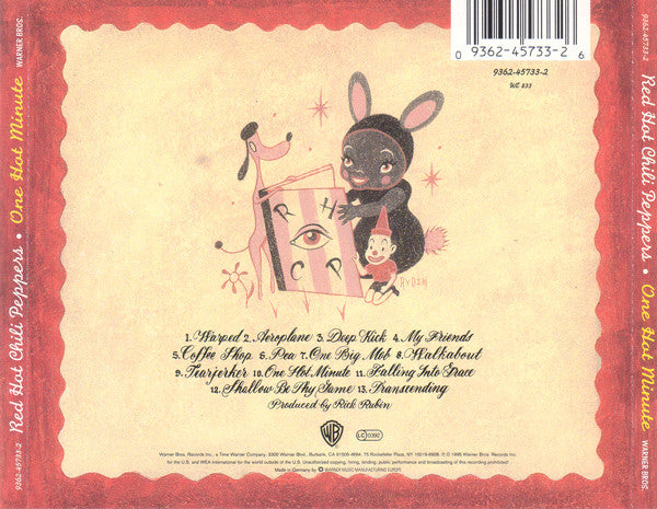 CD The Red Hot Chili Peppers ‎– One Hot Minute - USADO