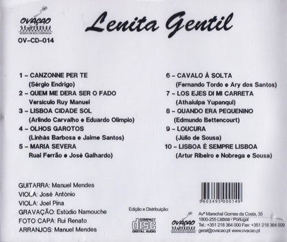 CD Lenita Gentil – Voz À Solta - NOVO