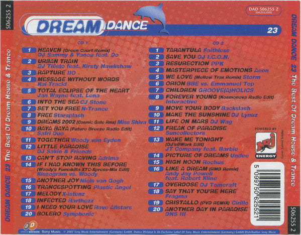 CD Various ‎– Dream Dance 23 2CDS - USADO