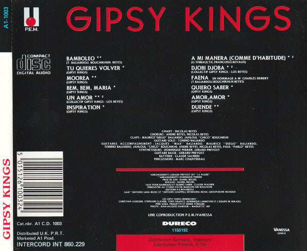 CD Gipsy Kings – Gipsy Kings - USADO