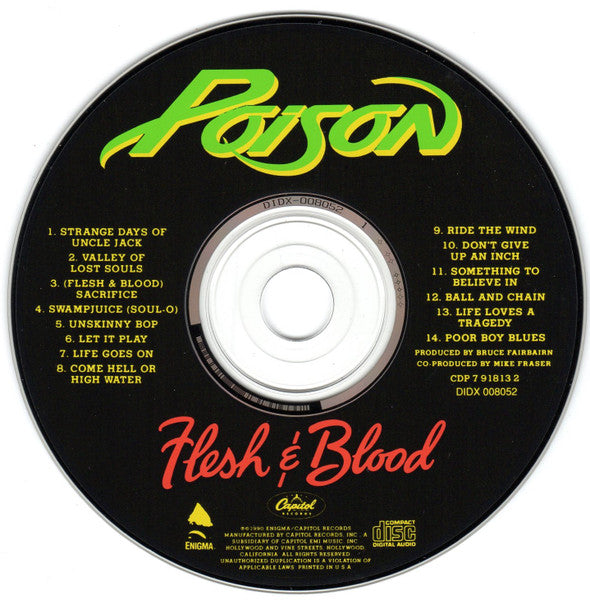 CD Poison – Flesh & Blood - USADO
