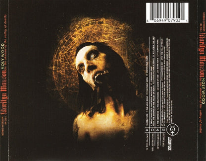 CD Marilyn Manson ‎– Holy Wood In The Shadow Of The Valley Of Death - USADO
