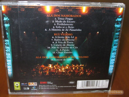 CD Various ‎–RUI VELOSO E ALA DOS NAMORADOS Concerto BANIF Solidário - USADO