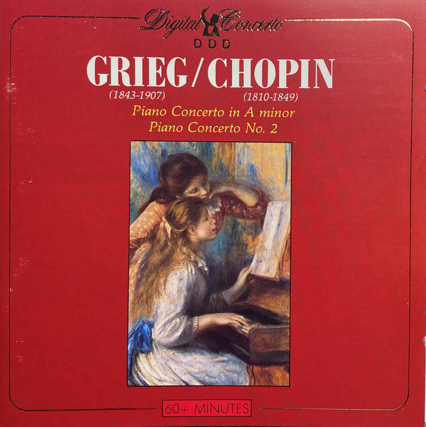 CD Grieg / Chopin – Piano Concerto In A Minor, Piano Concerto No. 2 - USADO