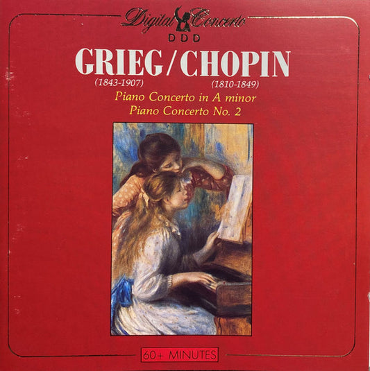 CD Grieg / Chopin – Piano Concerto In A Minor, Piano Concerto No. 2 - USADO