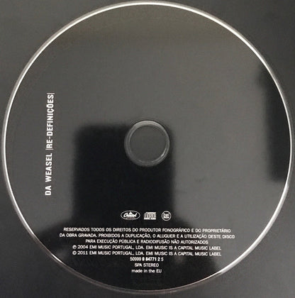 CD Da Weasel ‎– Re-Definições - USADO