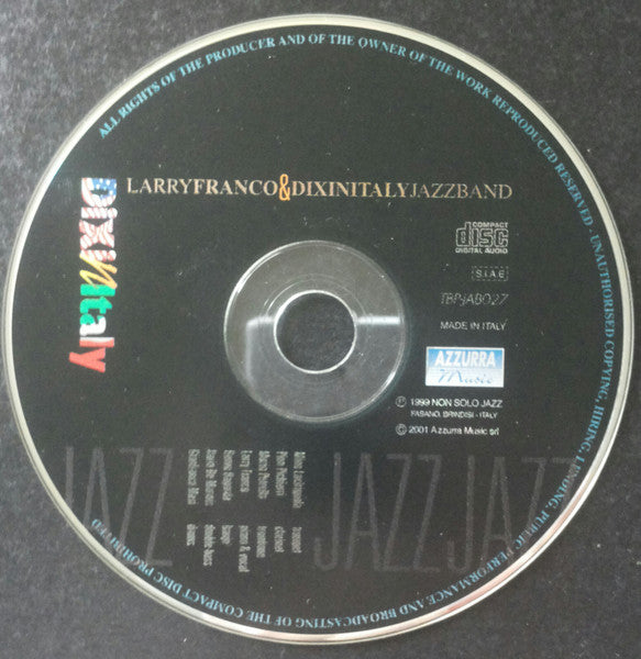 CD Larry Franco & Dixinitaly Jazz Band – DixinItaly - NOVO