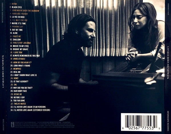 CD Lady Gaga, Bradley Cooper ‎– A Star Is Born Soundtrack - USADO