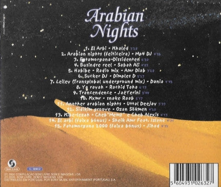 CD Various ‎– Arabian Nights - Mil E Uma Noites - USADO