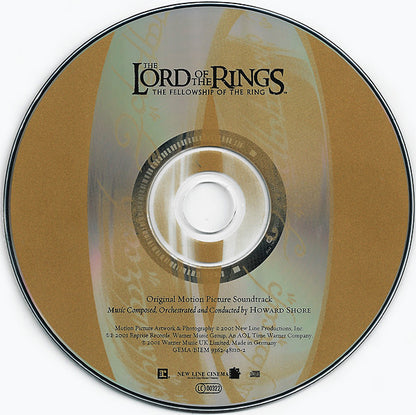 CD Howard Shore – The Lord Of The Rings: The Fellowship Of The Ring Original Motion Picture Soundtrack - USADO