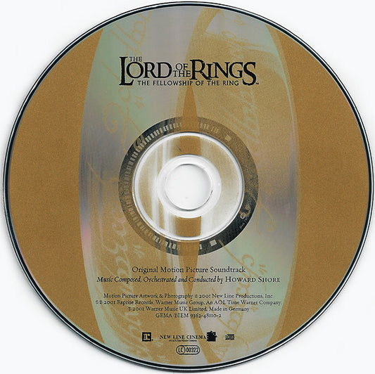 CD Howard Shore – The Lord Of The Rings: The Fellowship Of The Ring Original Motion Picture Soundtrack - USADO
