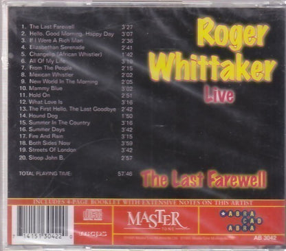 CD roger whittaker live the last farewell - USADO