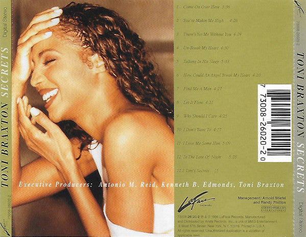 CD Toni Braxton ‎– Secrets - CD