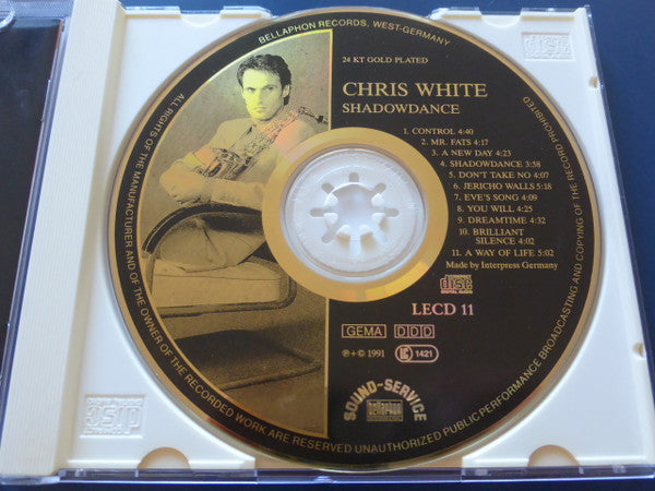 CD Chris White ‎– Shadowdance Limited Edition 24K Gold Plated cd - USADO