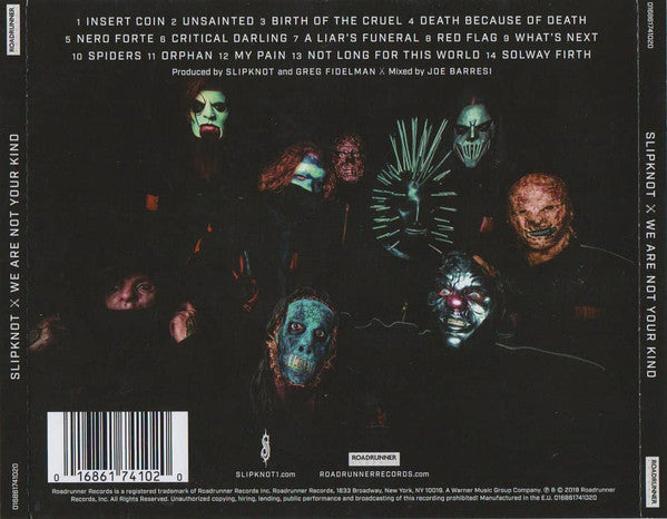 CD Slipknot ‎– We Are Not Your Kind - USADO