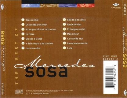 CD Mercedes Sosa ‎– The Best Of Mercedes Sosa - USADO