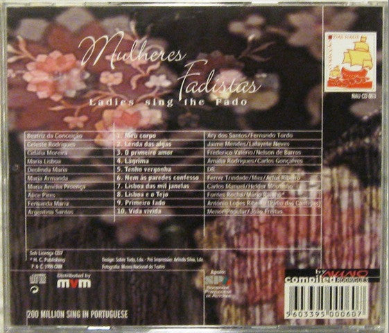 CD Various ‎– Mulheres Fadistas - Ladies Sing The Fado - NOVO