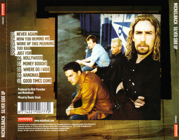 CD Nickelback ‎– Silver Side Up - USADO