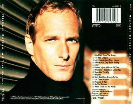 CD Michael Bolton – All That Matters - USADO