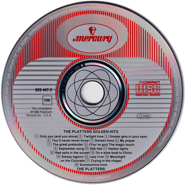 CD The Platters – Golden Hits - USADO