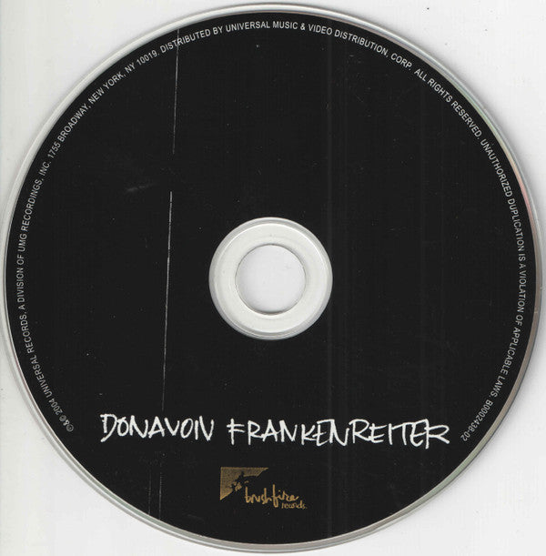 CD Donavon Frankenreiter ‎– Donavon Frankenreiter Digipack - USADO