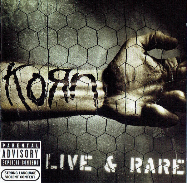 CD Korn ‎– Live & Rare - USADO