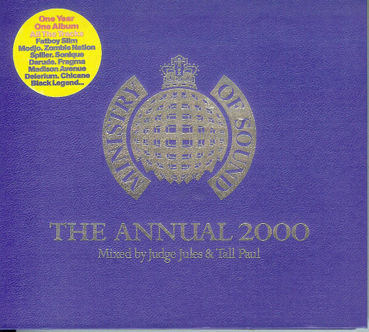 CD Judge Jules & Tall Paul ‎– The Annual 2000 Ministry of Sound - USADO