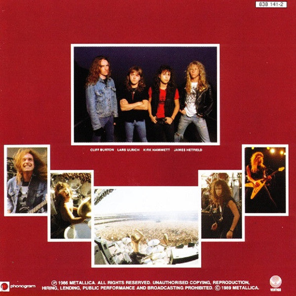 CD Metallica ‎– Master Of Puppets - USADO