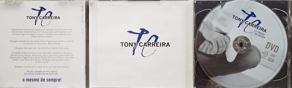 CD + DVD Tony Carreira – O Mesmo De Sempre - USADO