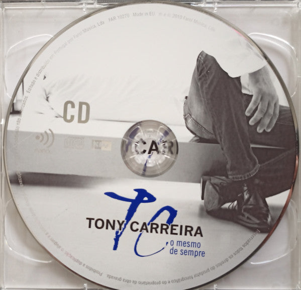 CD + DVD Tony Carreira – O Mesmo De Sempre - USADO