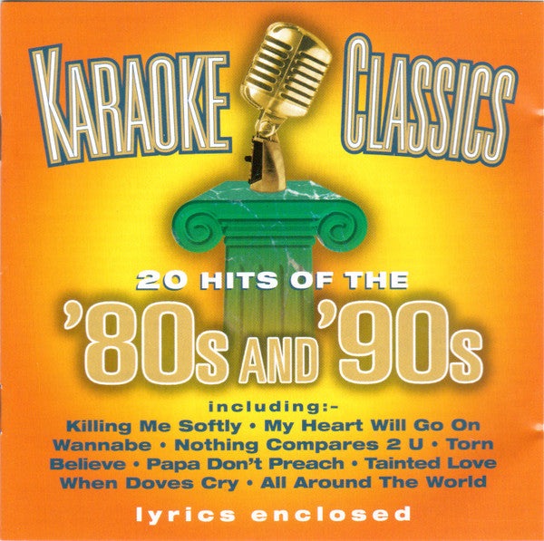 CD Various – Karaoke Classics 20 Hits Of The 80's And 90's - USADO