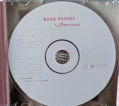 CD Rosa Passos ‎– Amorosa - USADO