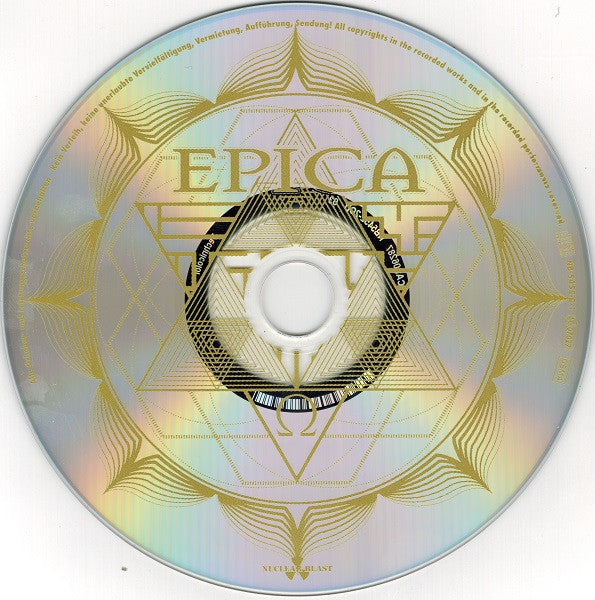 CD Epica 2cds Digibook ‎– Omega - USADO