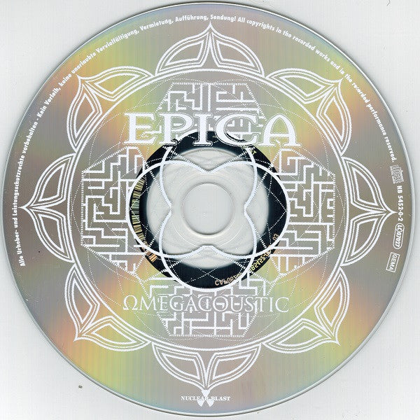 CD Epica 2cds Digibook ‎– Omega - USADO