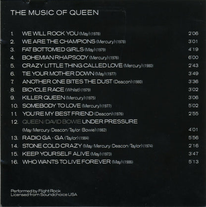 CD Flight Rock – The Music Of Queen - USADO
