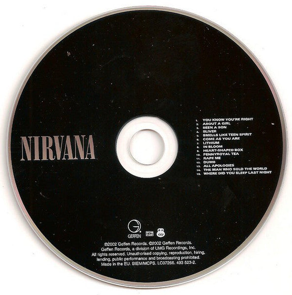 CD Nirvana – Nirvana - USADO