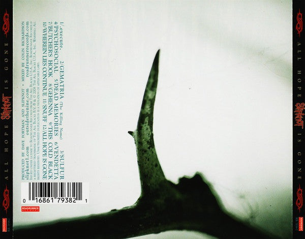 CD Slipknot ‎– All Hope Is Gone - USADO