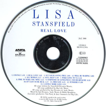 CD Lisa Stansfield ‎– Real Love - USADO